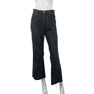Rouje Paris Concorde Raw Cropped Denim Jeans Women's Size 28